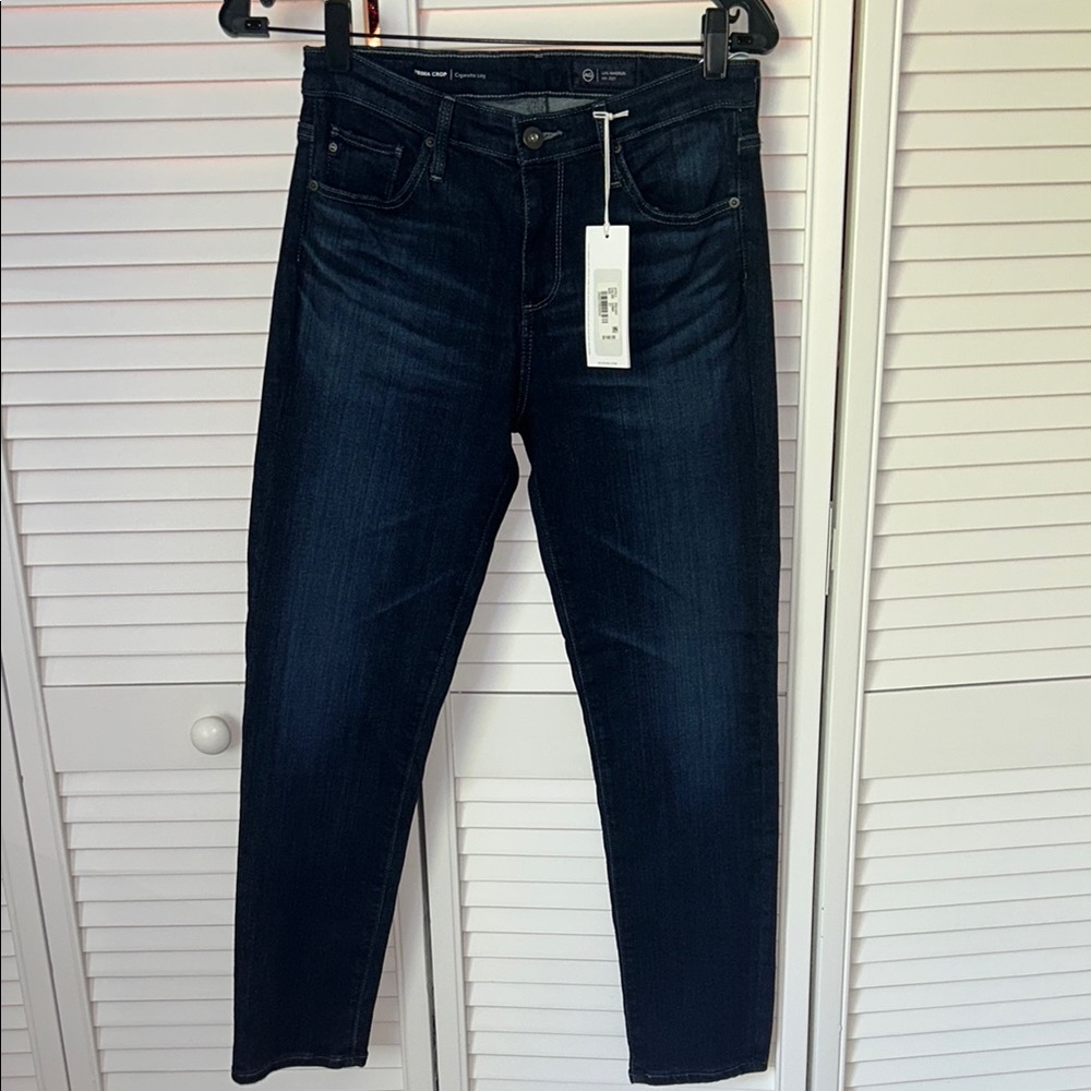 AG Los Angeles Dark Blue Denim Jeans Size 27